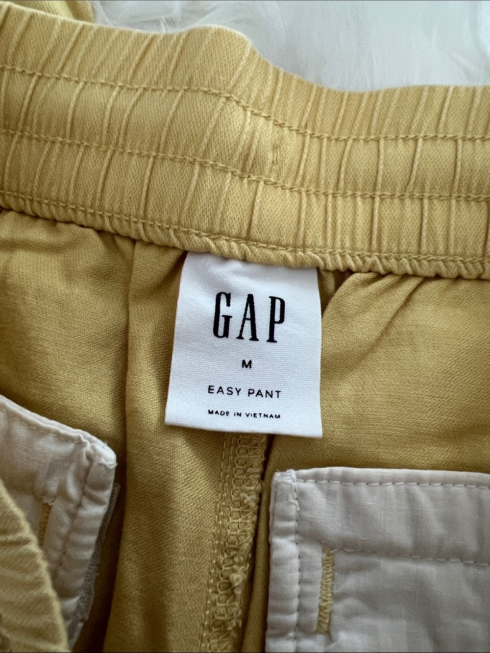 5 Pairs GAP Ankle Cropped Pants Beige, Sage Green, Black, Light Blue, Yellow - Picture 9 of 10